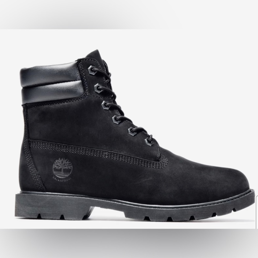 Black Leather Linden Woods Boots - Timberland